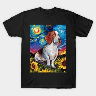 Basset Hound Night 2 T-Shirt